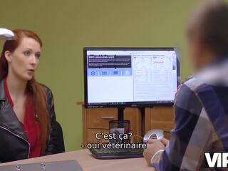 Vip4k tóc đỏ có spontaneous xxx video trong các văn phòng với loan đại lý