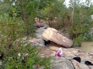 Outdoor Public Fucking Stepmom Near River Bank: HD x rated video 7b